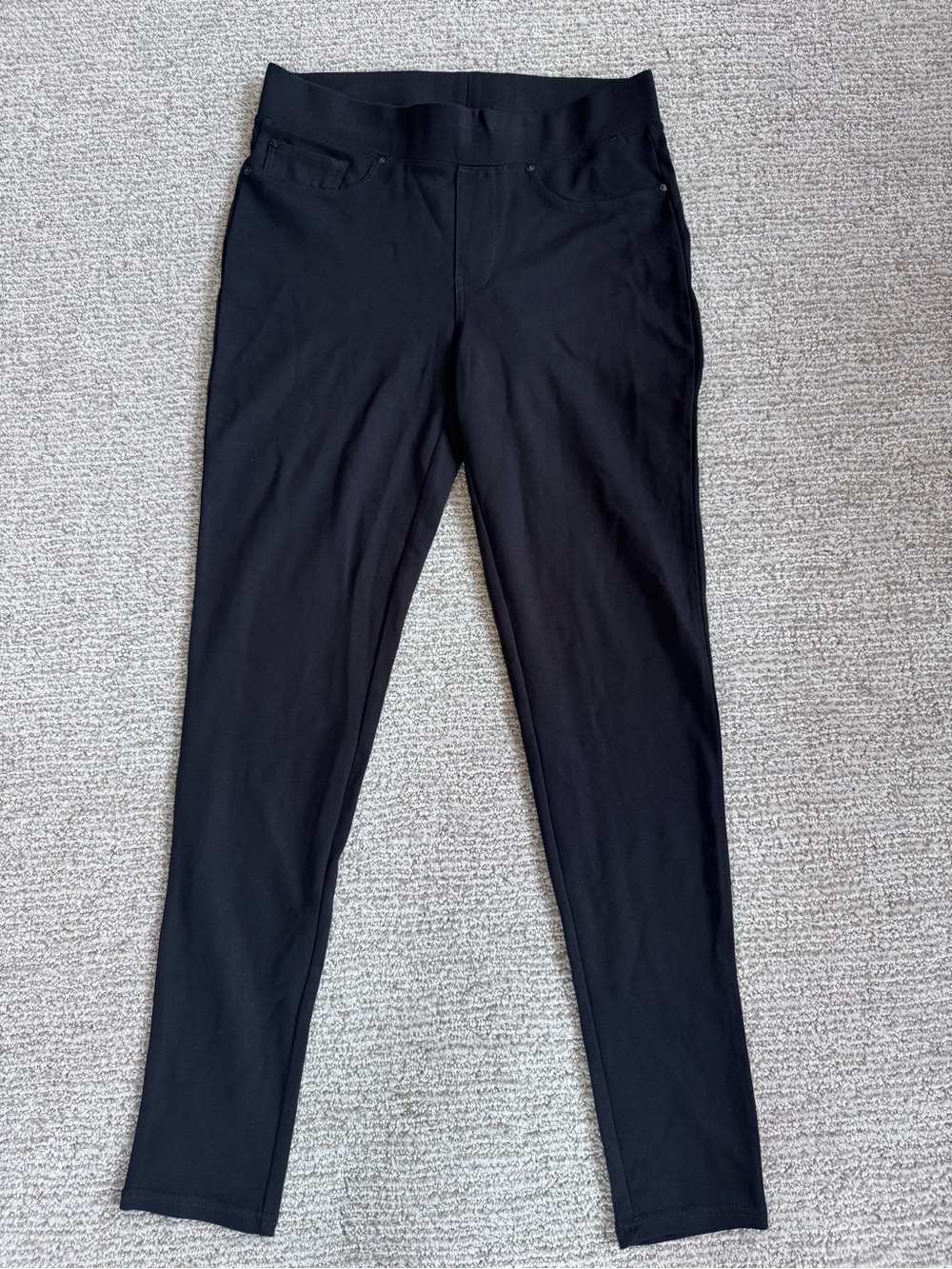 Seven7 Black Straight Leg Women's Pants